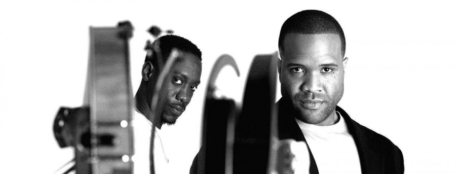 Kevin Marcus and Wil B of Black Violin pose with their instruments. The duo is coming to the Lied Center on October 1. 