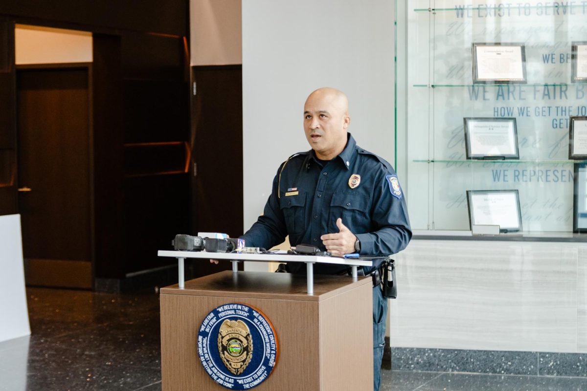 Deputy Police Chief Anthony Brixius speaks to reporters at a press conference on February 11, announcing new developments in the investigation.